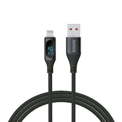 cable-usb-c-savio-cl-173-negro