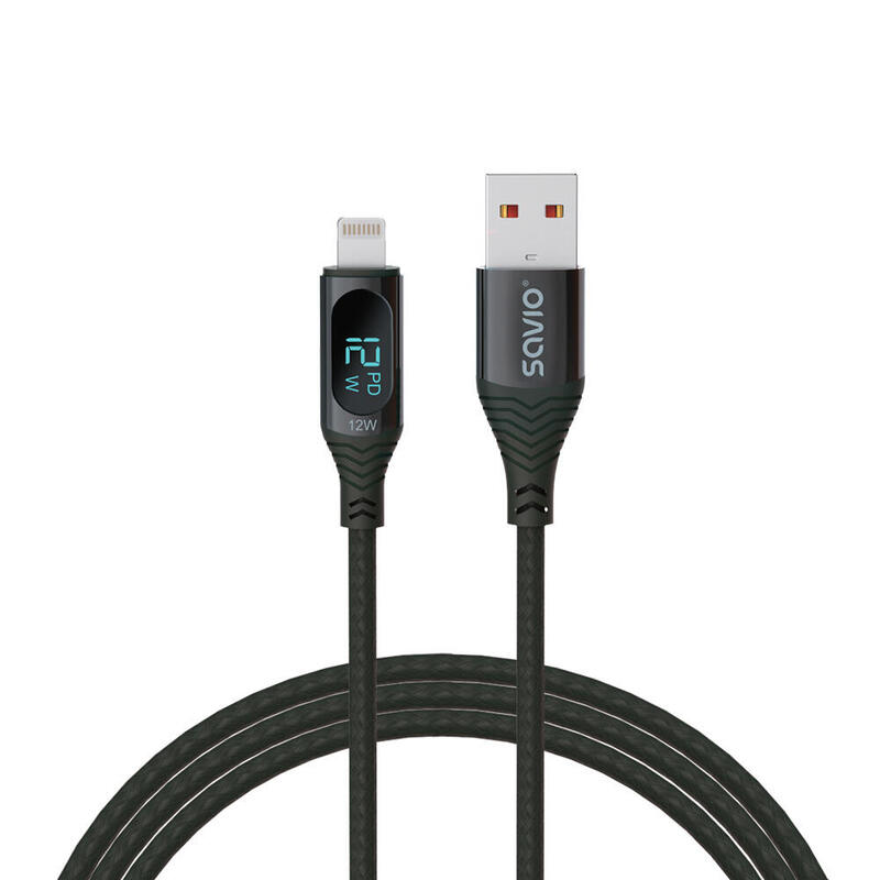 cable-usb-c-savio-cl-173-negro
