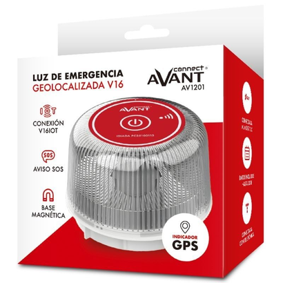 luz-baliza-de-emergencia-para-coche-avant-v16-connected-av1201-homologada-base-imantada-geolocalizable-funciona-a-pilas