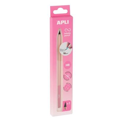 apli-infinite-pencil-nordik-pack-de-lapiz-infinito-hb-mina-de-recambio-tapon-protector-para-escribir-hasta-16km-
