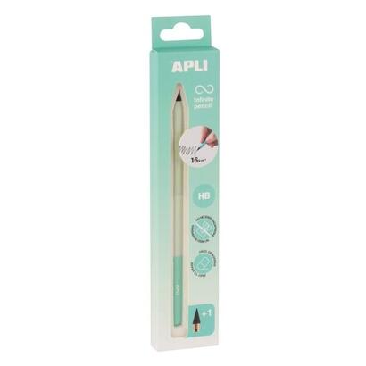 apli-infinite-pencil-nordik-pack-de-lapiz-infinito-hb-mina-de-recambio-tapon-protector-para-escribir-hasta-16km-