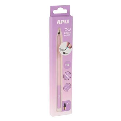 apli-infinite-pencil-nordik-pack-de-lapiz-infinito-hb-mina-de-recambio-tapon-protector-para-escribir-hasta-16km-