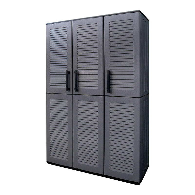 armario-alto-con-estantes-y-portaescobas-linea-easy-de-polipropileno-gris-oscuro-102-x-370-x-163-cm