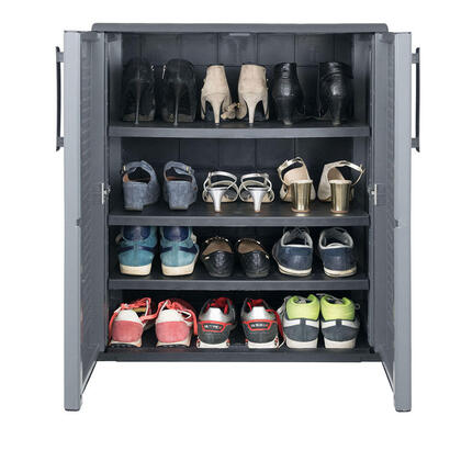 armario-bajo-linea-easy-para-zapatos-de-polipropileno-gris-oscuro-68-x-37-x-84-cm