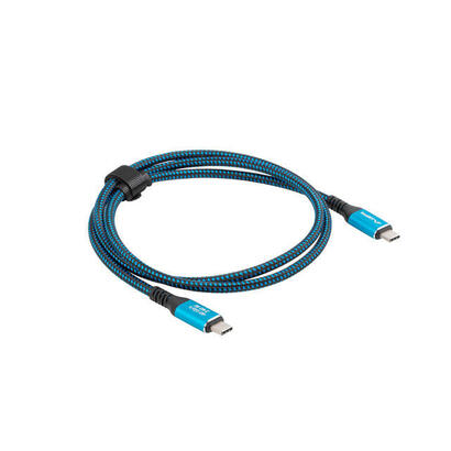 cable-lanberg-usb-c-m-m-40-05m-240w-8k-60hz-black-blue