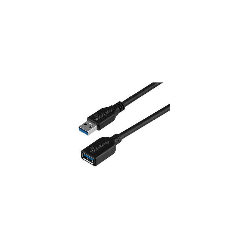 mediarange-mrcs241-cable-usb-usb-32-gen-1-31-gen-1-5-m-usb-a-negro