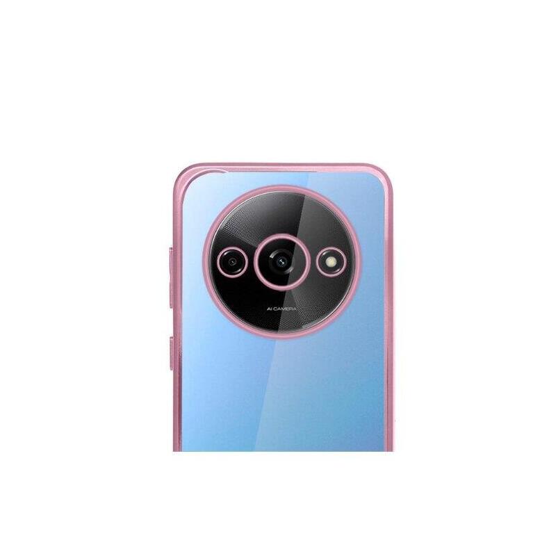 funda-cool-xiaomi-redmi-a3-borde-metalizado-rosa