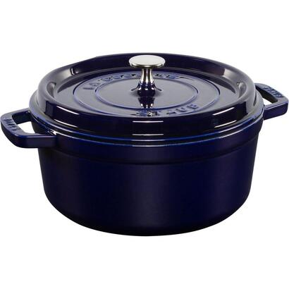 staub-la-cocotte-24cm-rund-dunkelblau-gusseisen-37-l