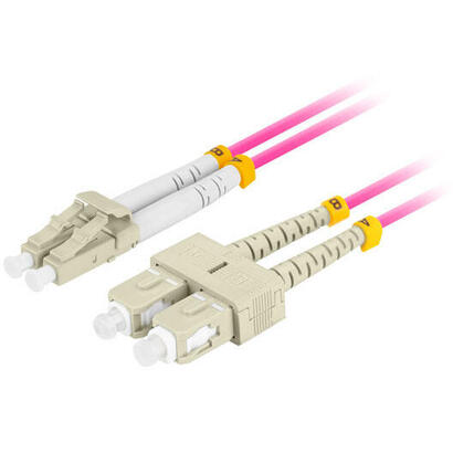 lanberg-cable-fibra-optica-mm-lc-upc-sc-upc-duplex-2m-lszh-om4-50-125-30mm-violet