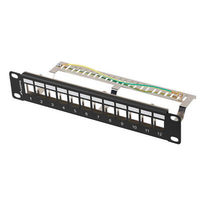 lanberg-patch-panel-blank-12-port-10-1u-ftp-for-keystone-modules-black
