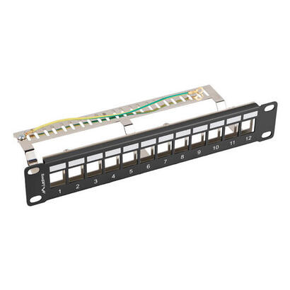 lanberg-patch-panel-blank-12-port-10-1u-ftp-for-keystone-modules-black