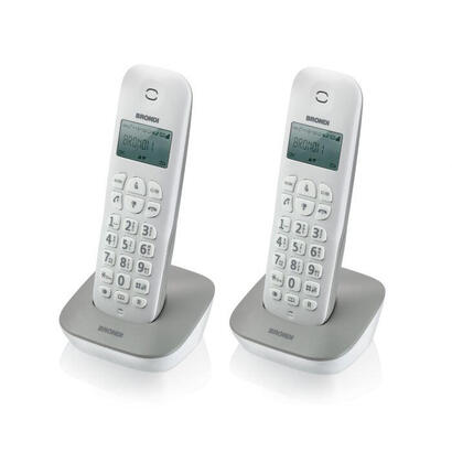 telefono-cordless-brondi-gala-twin-biancogrigio
