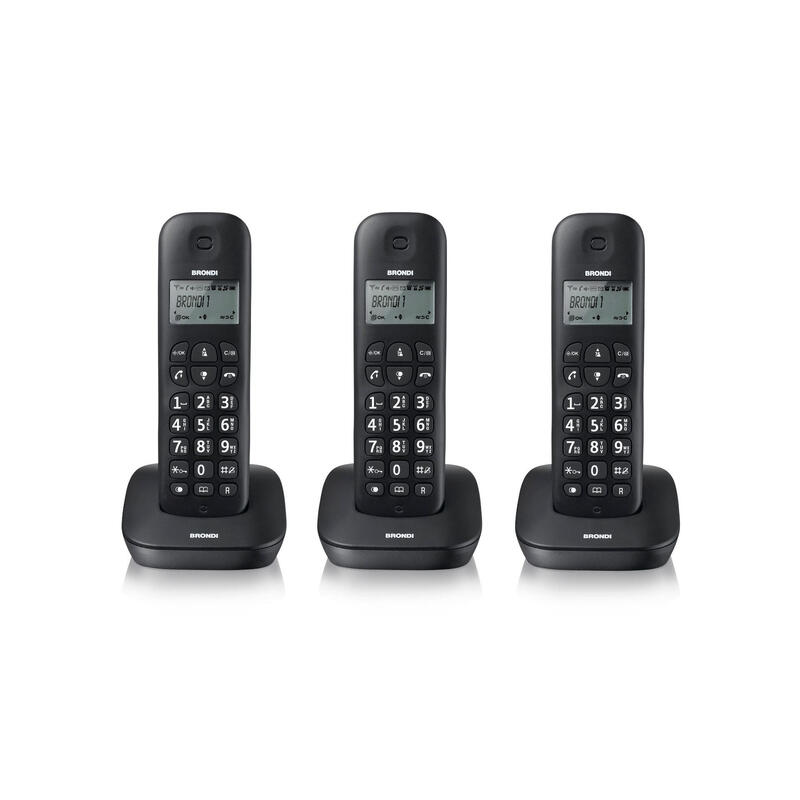 telefono-cordless-brondi-gala-trio-nero