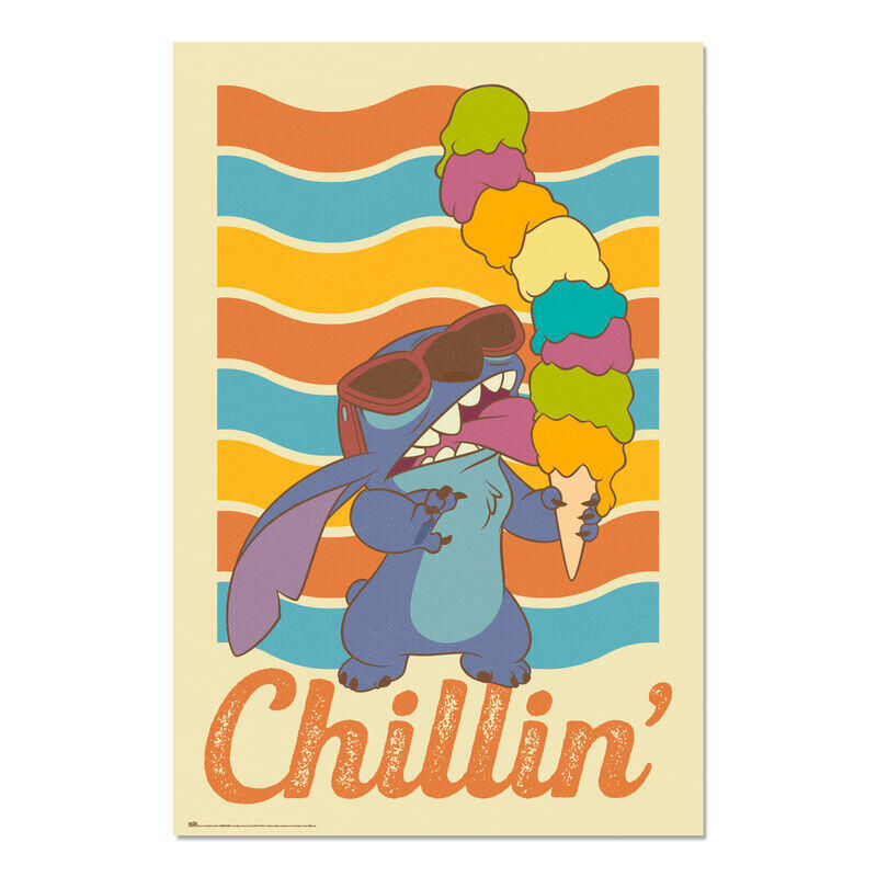 poster-chillin-stitch-disney