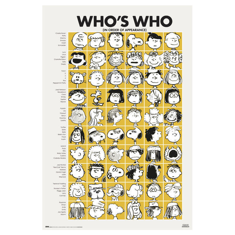 poster-quien-es-quien-snoopy