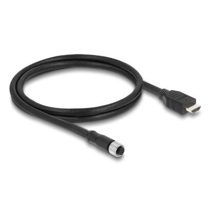 delock-m12-cable-a-kodiert-17-pin-hembra-a-hdmi-macho-1-m-negro