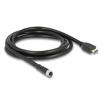 delock-m12-cable-a-kodiert-17-pin-hembra-a-hdmi-macho-2-m-negro