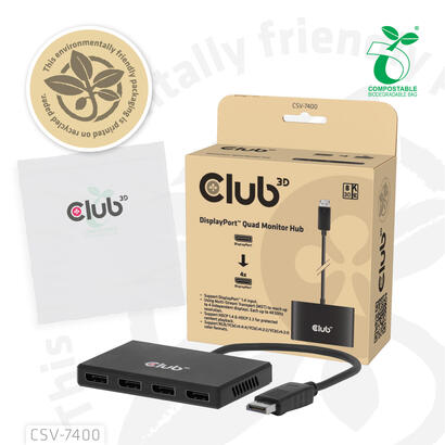 club3d-multi-mreaming-transport-hub-1xdp-4xdp-4k30hz