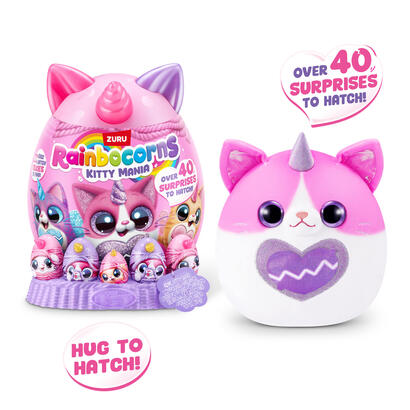 zuru-rainbocorns-eggzania-kitty-mania-figura-de-juguete-articulos-surtidos-una-figura-92125