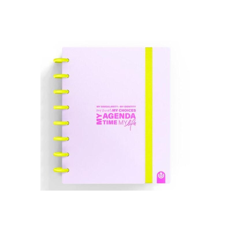 carchivo-agenda-de-discos-ingeniox-sin-fecha-a5-80h-100gr-sv-neon-malva-pastel