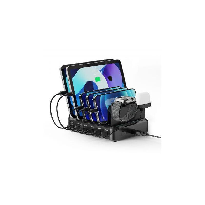 ewent-ew1335-estacion-de-carga-2x-usb-a-y-4x-usb-c-130w-pd30-7-divisores-extraibles-proteccion-contra