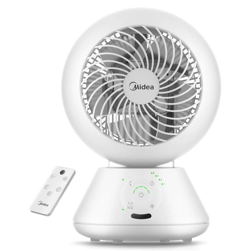 midea-mdf24jrw-turboforce-table-fan-5-speeds-85-oscillation-white