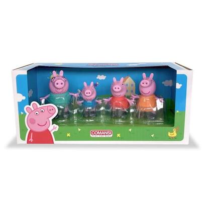 comansi-set-peppa-pig-family-4-figuras-diseno-infantil-regalo-ninos-peppa-pig-george-mommy-pig-y-daddy-pig