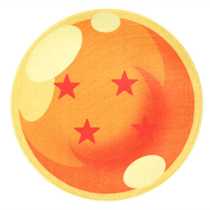 alfombra-interior-60x60cm-bola-4-estrellas-dragon-ball