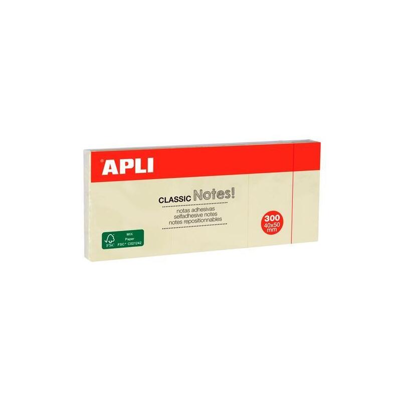 pack-de-12-unidades-apli-bloc-notas-adhesivas-classic-reposicionables-blocs-de-100h-40x50-amarillo-blister-3-tacos-