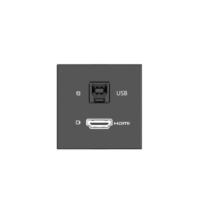 kramer-room-connectivity-passive-black-module-with-1-hdmi-port-1-usbb-port-input-md-hbafb-80-000358