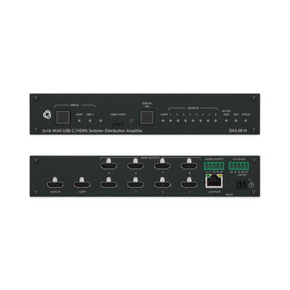 kramer-avsm-2x18-4k60-usb-chdmi-switcher-distribution-amplifier-da3-28-h-10-00002890