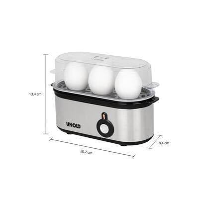 cuecehuevos-unold-38610-3-huevos-210-w-acero-inoxidable