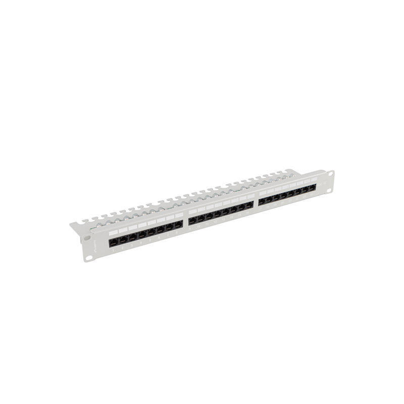 lanberg-patch-panel-24-port-1u-19-cat5e-utp-with-cable-organizer-black