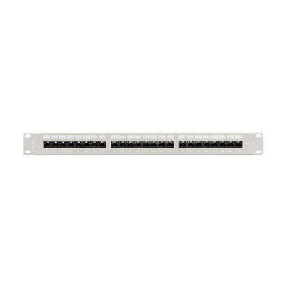 lanberg-patch-panel-24-port-1u-19-cat5e-utp-with-cable-organizer-black