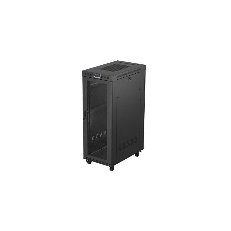 lanberg-rack-cabinet-19-free-standing-32u-600x1000-flat-pack-mesh-door-lcd-black