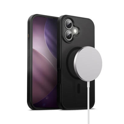 crong-hybrid-frost-mag-cover-funda-para-iphone-17-16-cm-63-negro-translucido