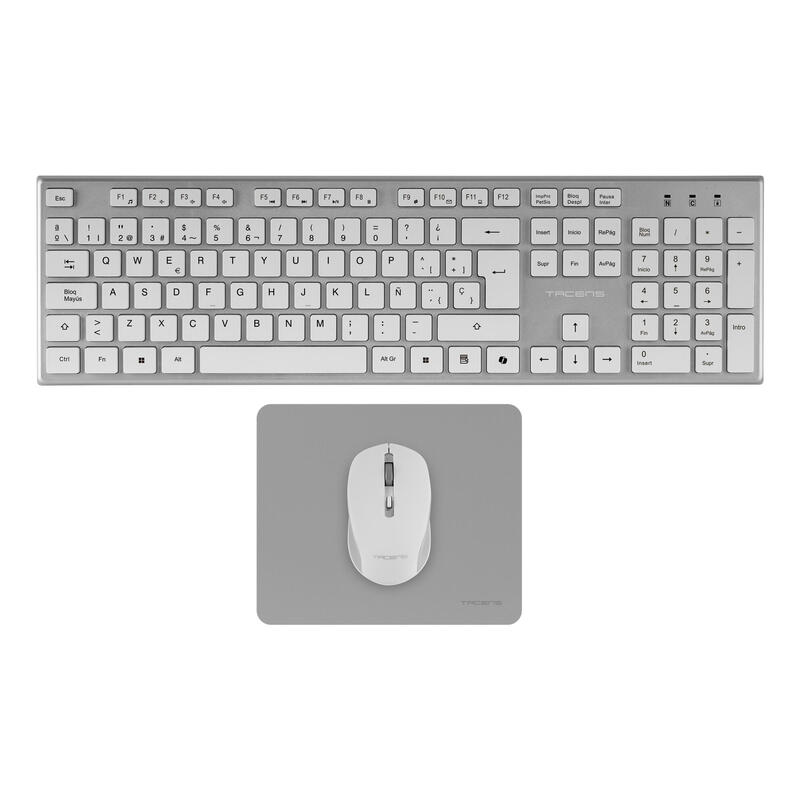 teclado-mouse-y-alfombrilla-wireless-tacens-zenith-low-profile-tecla-copilot-3200dpi-color-blanco