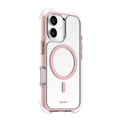 laut-aero-protect-funda-para-iphone-17-16-cm-63-rosa-transparente