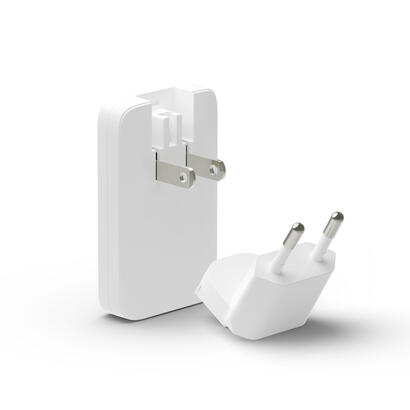 dbramante1928-re-charge-pro-adaptador-de-corriente-delgado-20-vatios-2-conectores-de-salida-24-pin-usb-c-usb-blanco