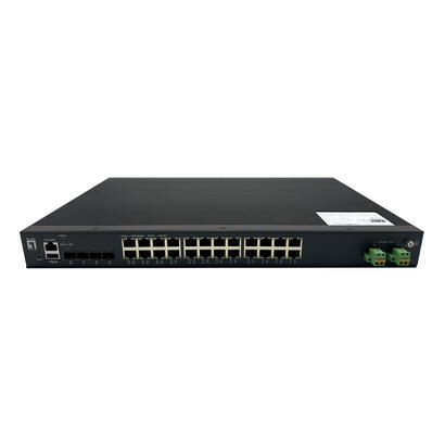 levelone-ixp-2871-switch-gestionado-l2-gigabit-ethernet-101001000-energia-sobre-ethernet-poe-negro