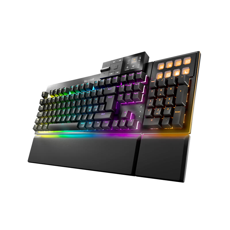 be-quiet-dark-mount-silent-tactile-de-iso-teclado-juego-usb-qwertz-aleman-negro