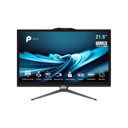 all-in-one-msi-pro-ap222t-14m-438xeu-i5-14400-546-cm-215-1920-x-1080-pixeles-pantalla-tactil-16-gb-512-gb-wi-fi-5-80211ac-negro