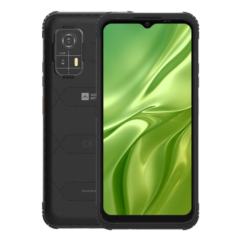 smartphone-agm-h-max-167-cm-656-sim-doble-android-14-4g-usb-tipo-c-4-gb-256-gb-10000-mah-negro