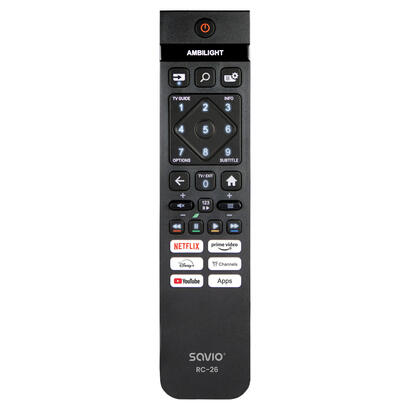 savio-rc-26-mando-a-distancia-ir-inalambrico-tv-botones