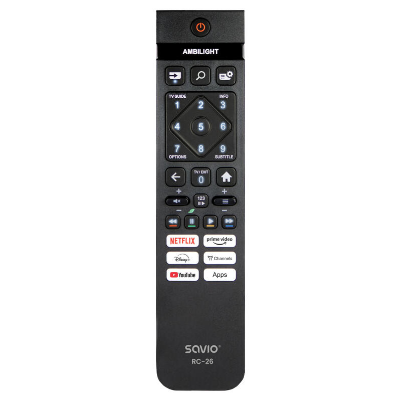 savio-rc-26-mando-a-distancia-ir-inalambrico-tv-botones