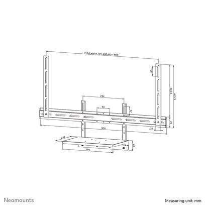 neomounts-av45-500bl-accesorio-para-soporte-de-televisor