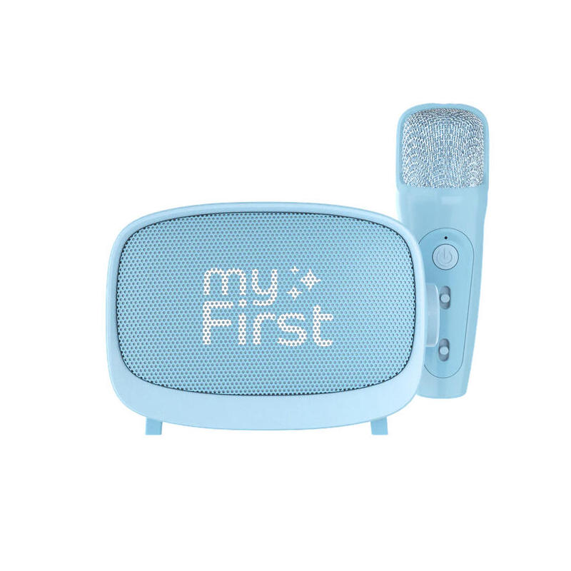 altavoz-bluetooth-myfirst-voice-2-microfono-individual-mp3-efectos-vocales-azul