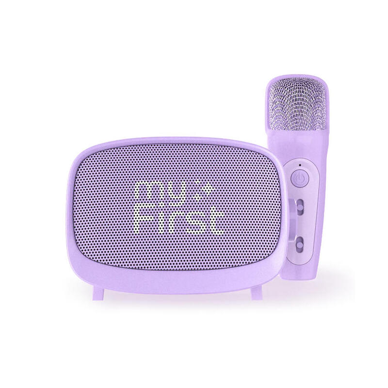 altavoz-bluetooth-myfirst-voice-2-microfono-individual-mp3-efectos-vocales-rosa
