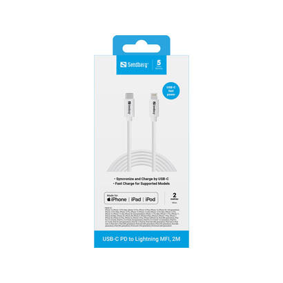 sandberg-136-59-cable-de-conector-lightning-2-m-blanco
