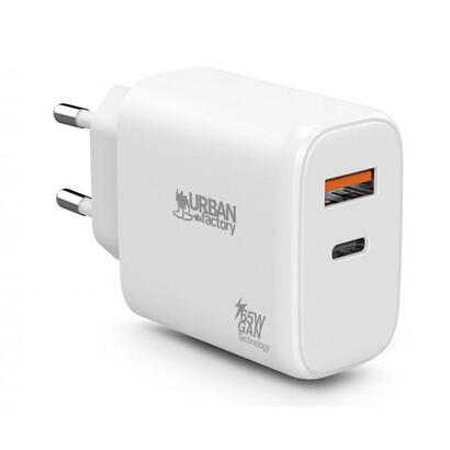 cargador-urban-factory-powee-usb-c-gan-de-65w-1-puerto-usb-c-de-45w-1-puerto-usb-a-de-18w-carga-rapida-color